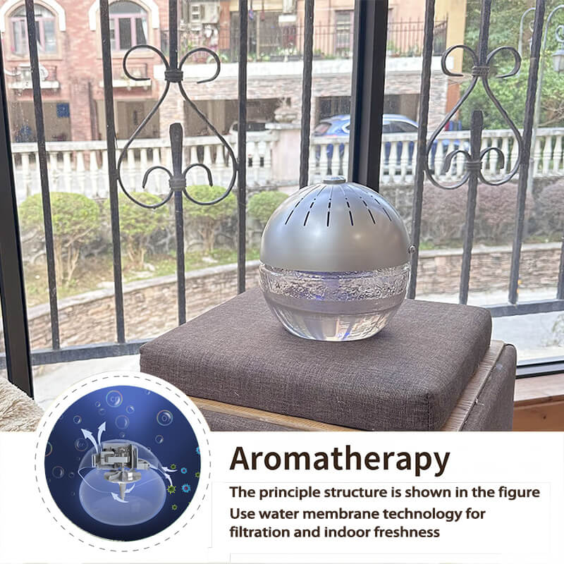 Does the use of aromatherapy machines affect air quality?