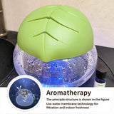 How is the aroma coverage efficiency of the mistless aroma diffuser?